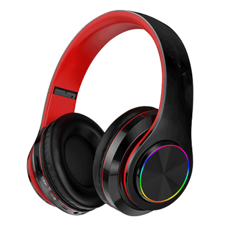 Cross-border Explosions Luminous Bluetooth Headset Headset Bass Mobile Phone Wireless Sports Game Gift Headset Manufacturers