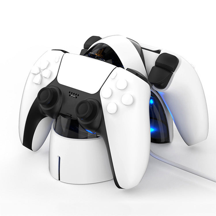 Controller Charger Curved Dual Charging Base Dock for PS5
