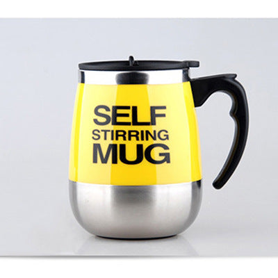 Rechargeable Stainless Steel Magnetized Cup Automatic Stirring Cup Black Technology Milk Powder Cup Magnetic Rotation Coffee Cup Water Cup